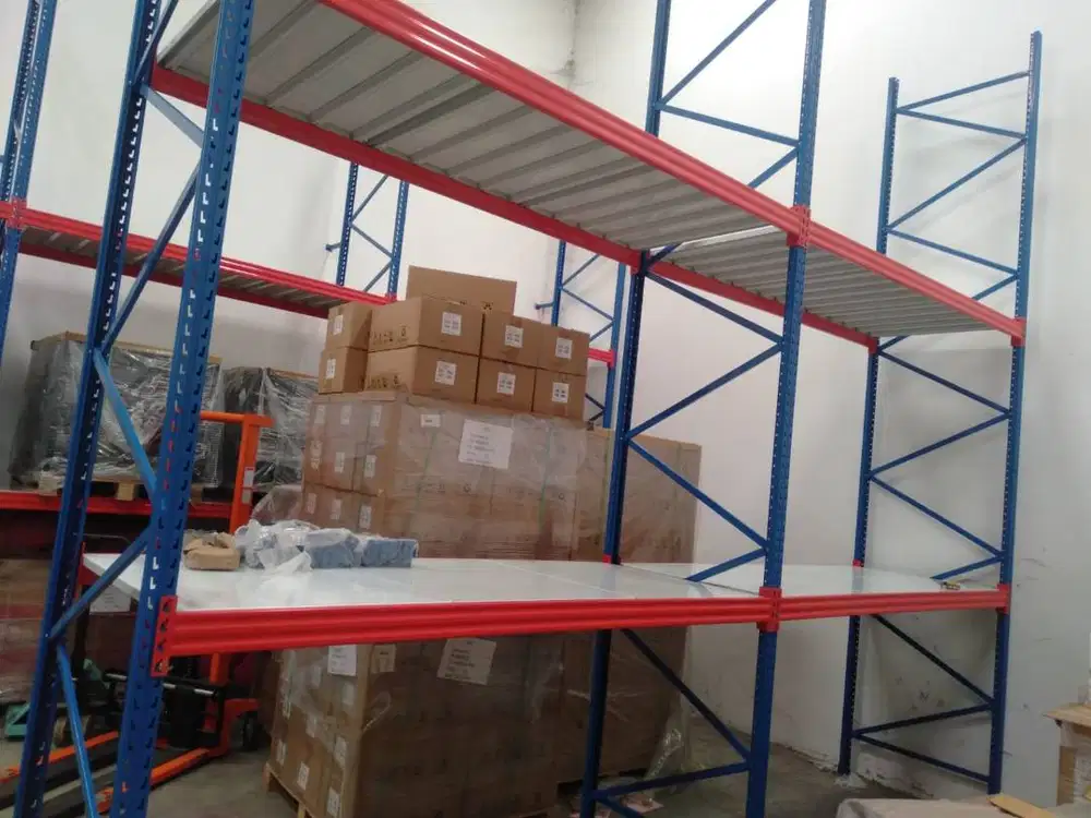 Rak Gudang Pabrik Industri Kapasitas 1 Ton Perlevel