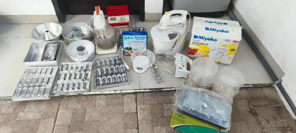 Murah full set mixer buat bikin Kue 2 miyako,1 Philip lengkap