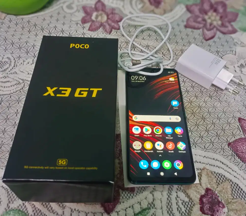 Xiaomi redmi poco x3 gt wave blue 5g 8/256gb fullset