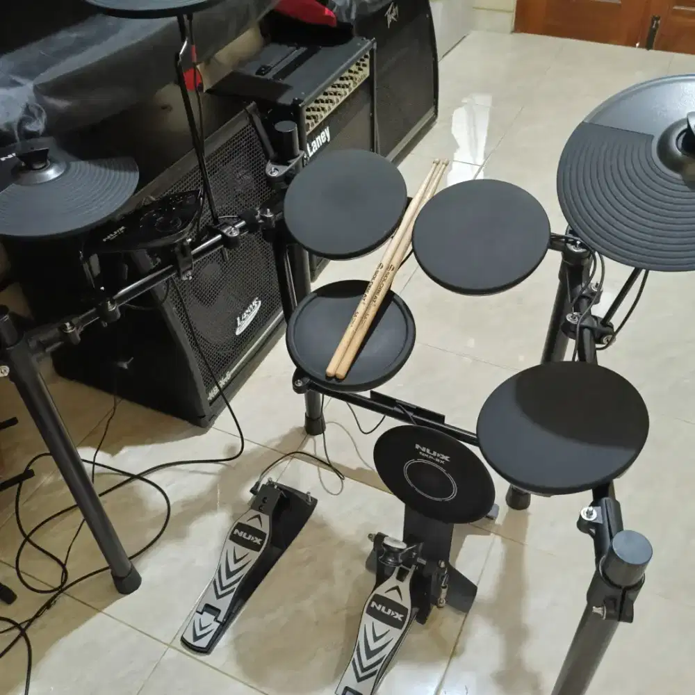 DRUM ELEKTRIK NUX DM 1X LIKE' NEW DUS BOOK