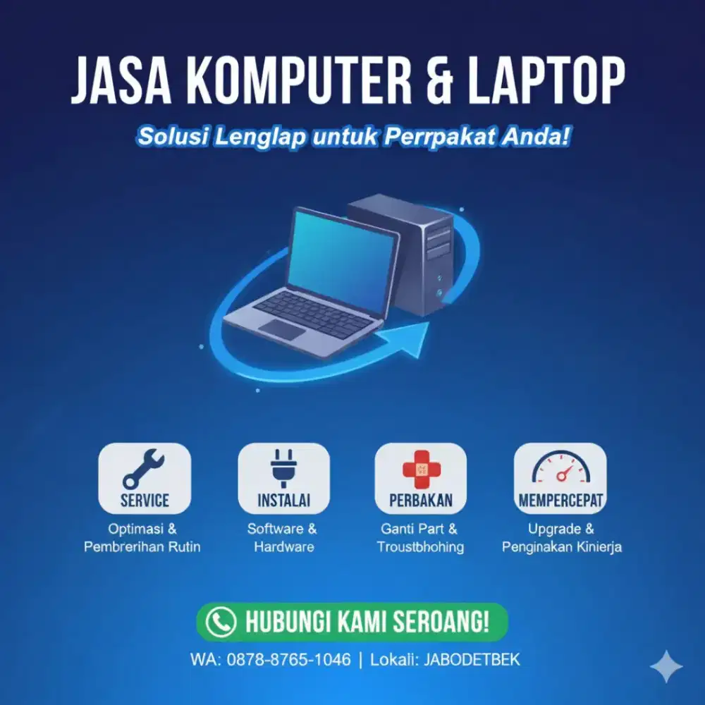 Jasa Perbaikan dan Upgrade Komputer/Laptop
