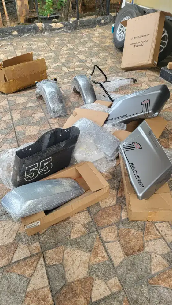 Saddle Bag + spakbor Harley Davidson