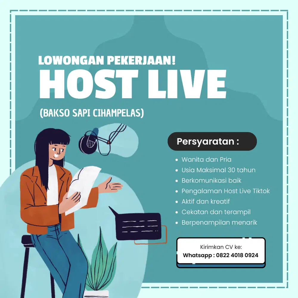 Freelance Host Live & Talent (TikTok & Social Media)