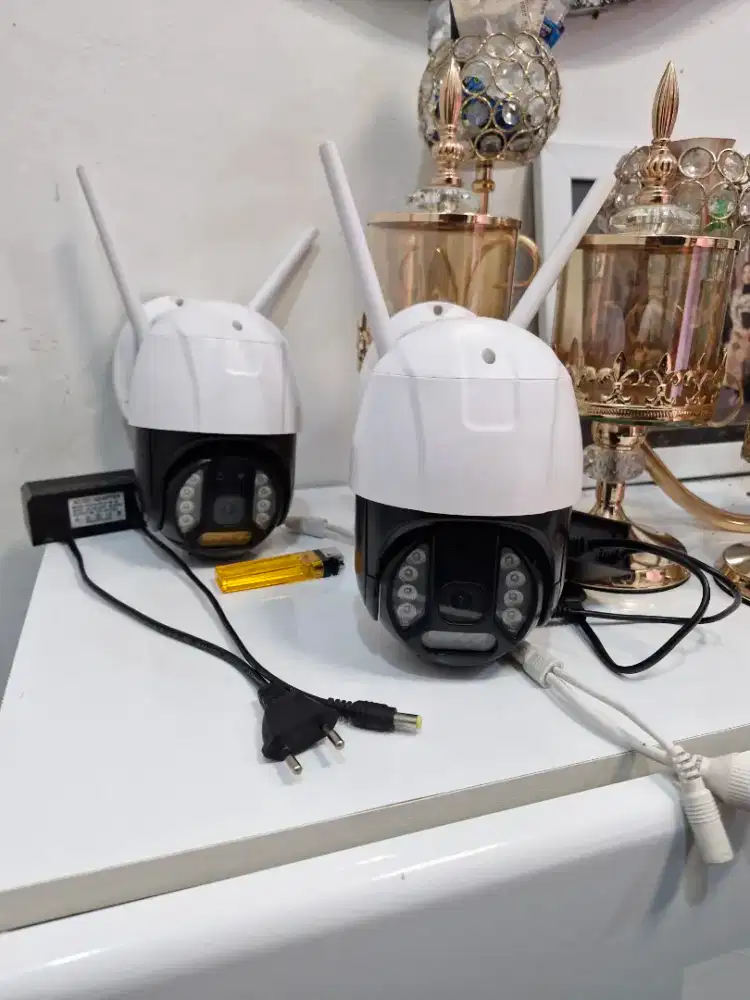 Borongan 2bh CCTV online HP tanpa wifi/modem ada simcard all operator