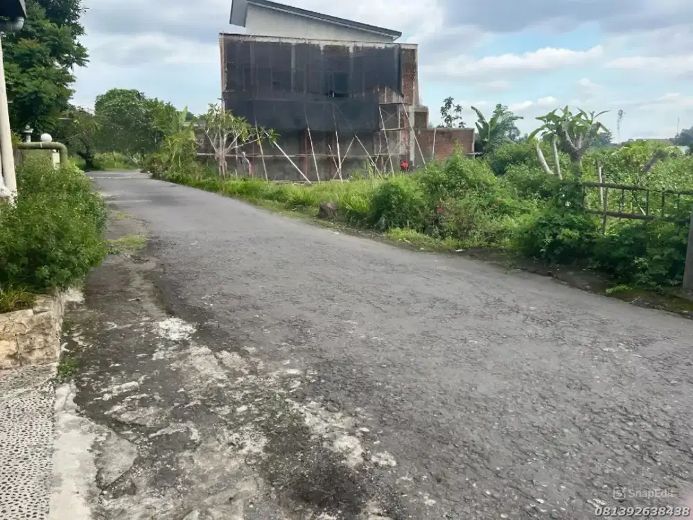 Dijual Tanah Jogja; Strategis Antara Jl. Damai Dan Jl. Kapten Haryadi Ngaglik Sleman