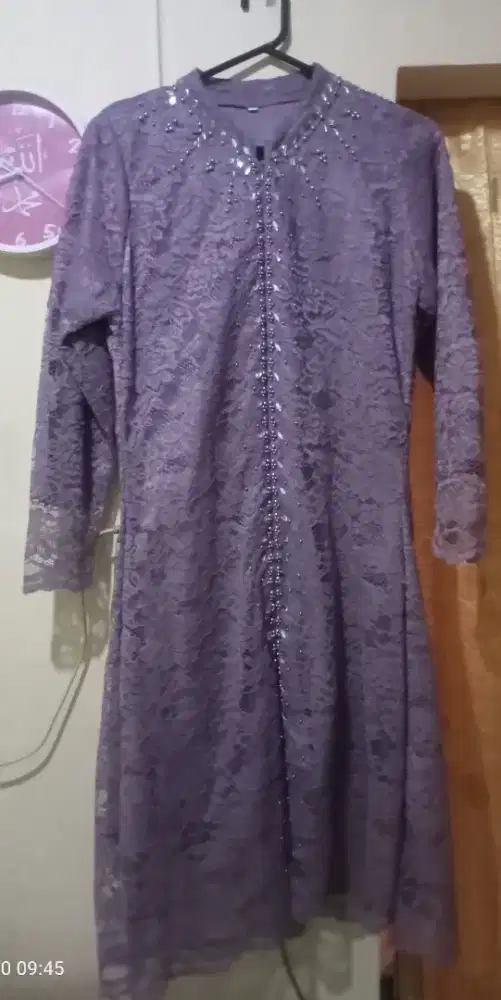 Kebaya muslim  plus hijab kondisi baru