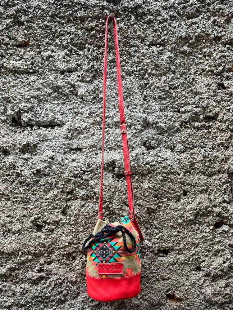 Bucket bag sling bag | Bucket Bag Etnik aztec | Tas Serut Crossbody