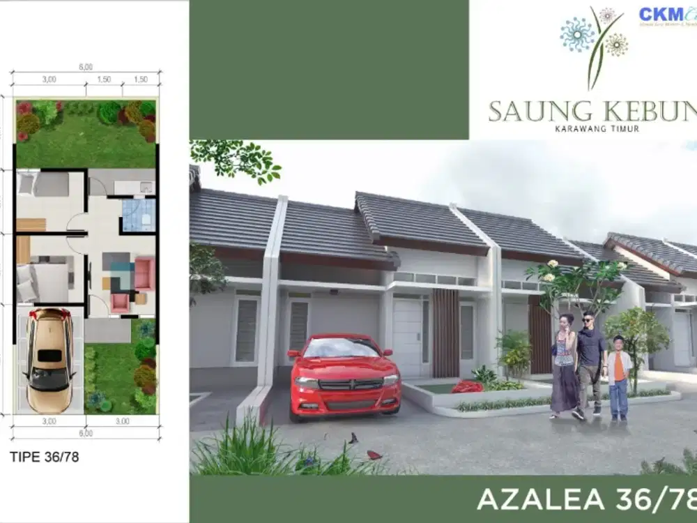 Rumah komersil murah dekat kawasan & Toll