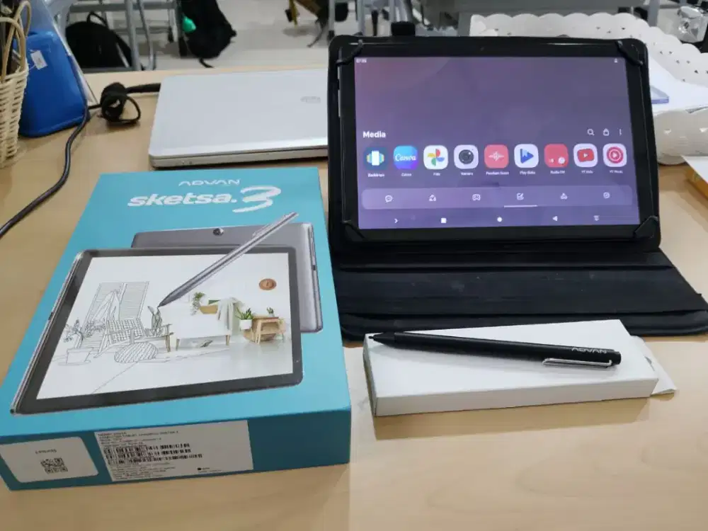 Tab Advan sketsa 3 fullset  6/128GB untuk lengkapnya baca deskrip ya