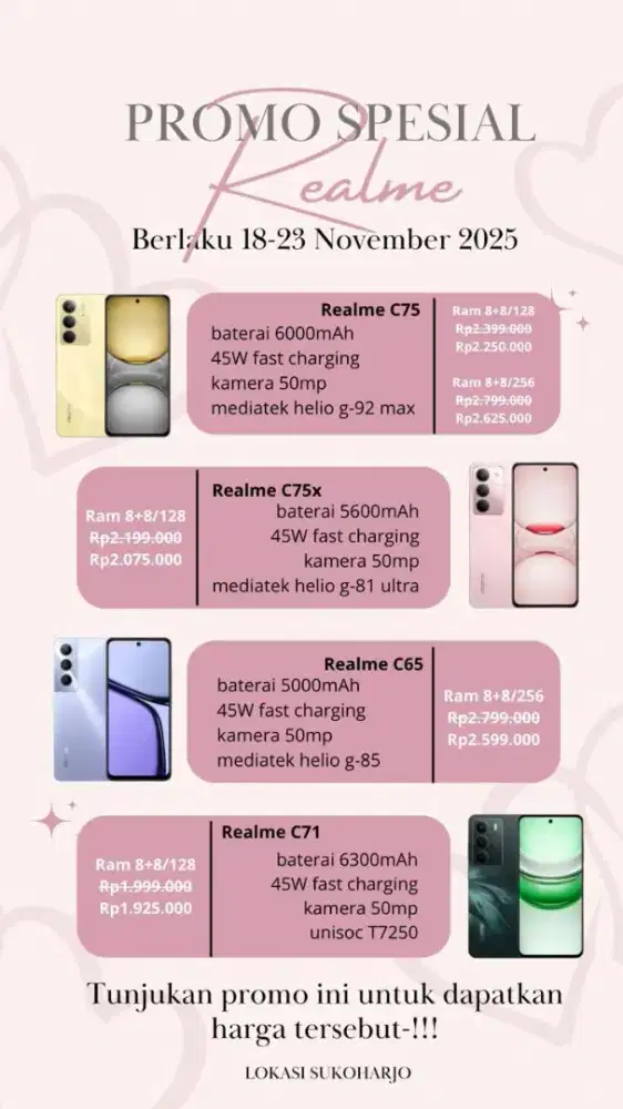 PROMO GEBYAR SPESIAL REALME SERIES
