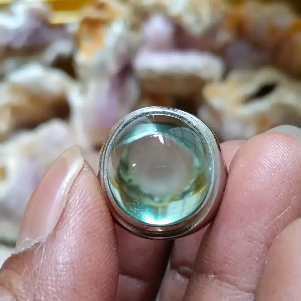 Batu fluorite hijau tosca