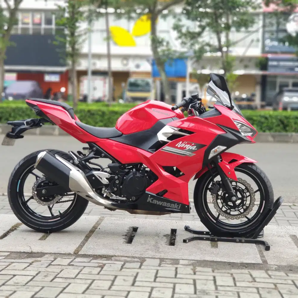 KAWASAKI NEW NINJA 250 FI 2021 MERAH KM RENDAH PAJAK PANJANG LIKE NEW