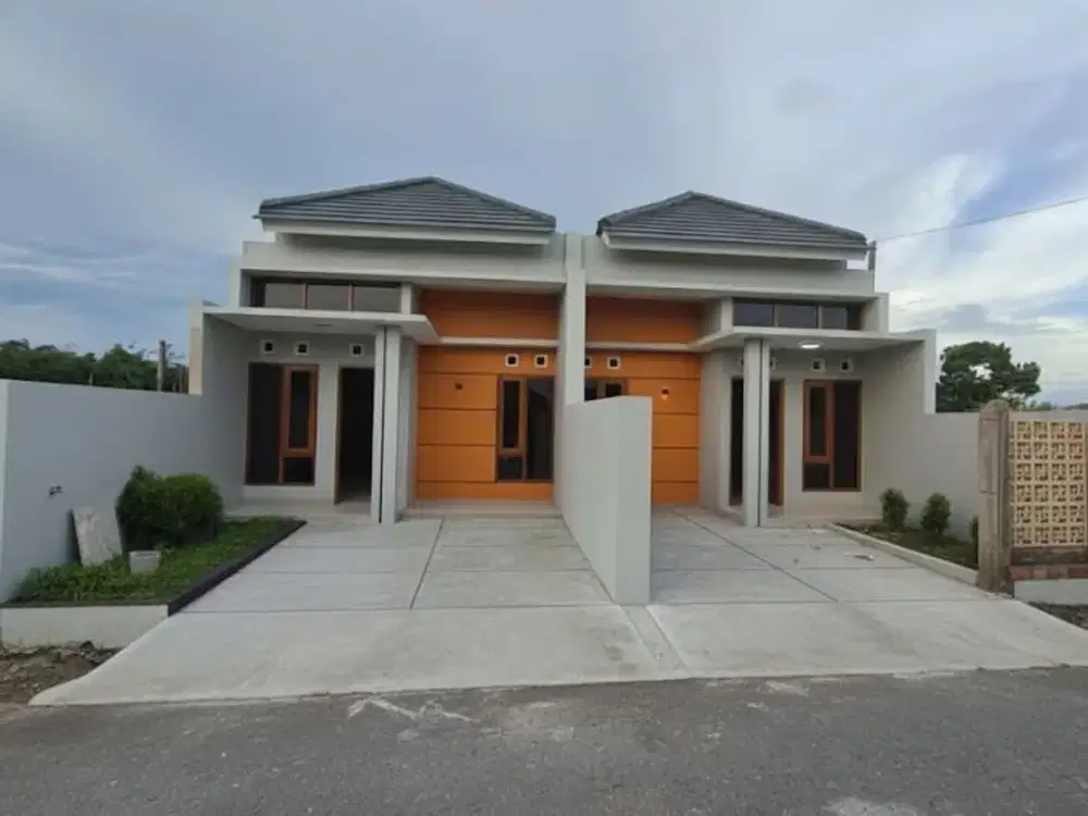 RUMAH BARU CANTIK MODERN – 2 UNIT COUPLE VIEW SAWAH DEKAT KIDS FUN JL. WONOSARI, BANTUL YOGYAKARTA