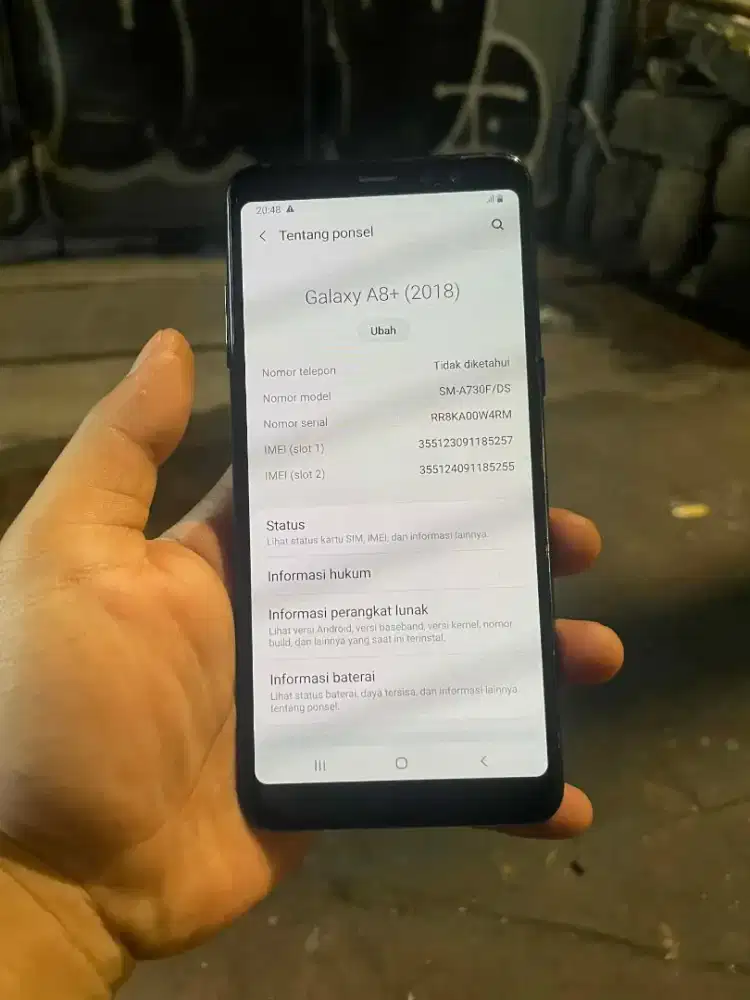 samsung A8 plus ram 6/64