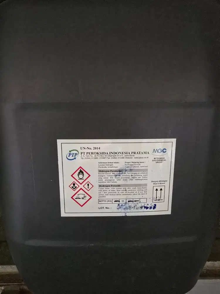 Hydrogen Peroxide PIP & Samator - H2O2