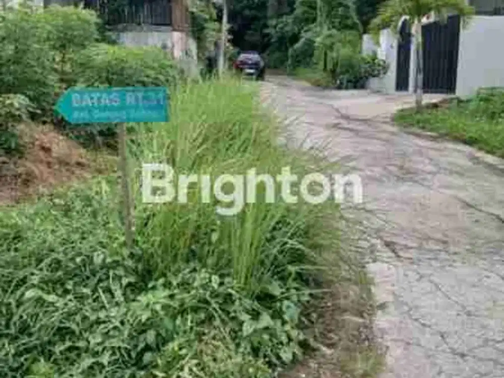 DIJUAL TANAH STRATEGIS LOKASI DEPAN JALAN COR PERUMAHAN COCOK DIBANGUN RUMAH, KONTRAKAN DAN KOS²AN HARGA NEGO