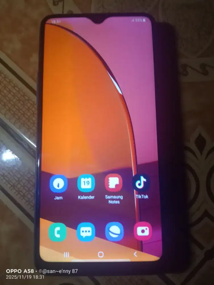 Samsung A20S ram 4/64 jual cepat 475K