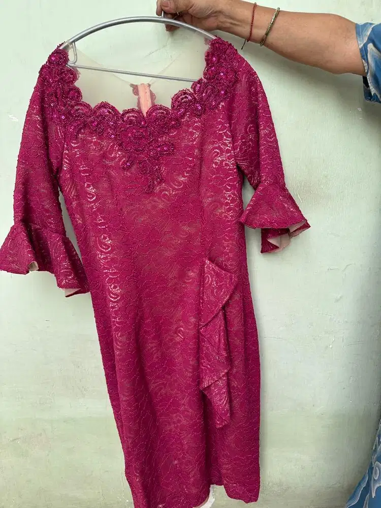 DRESS PESTA PINK MAGENTA