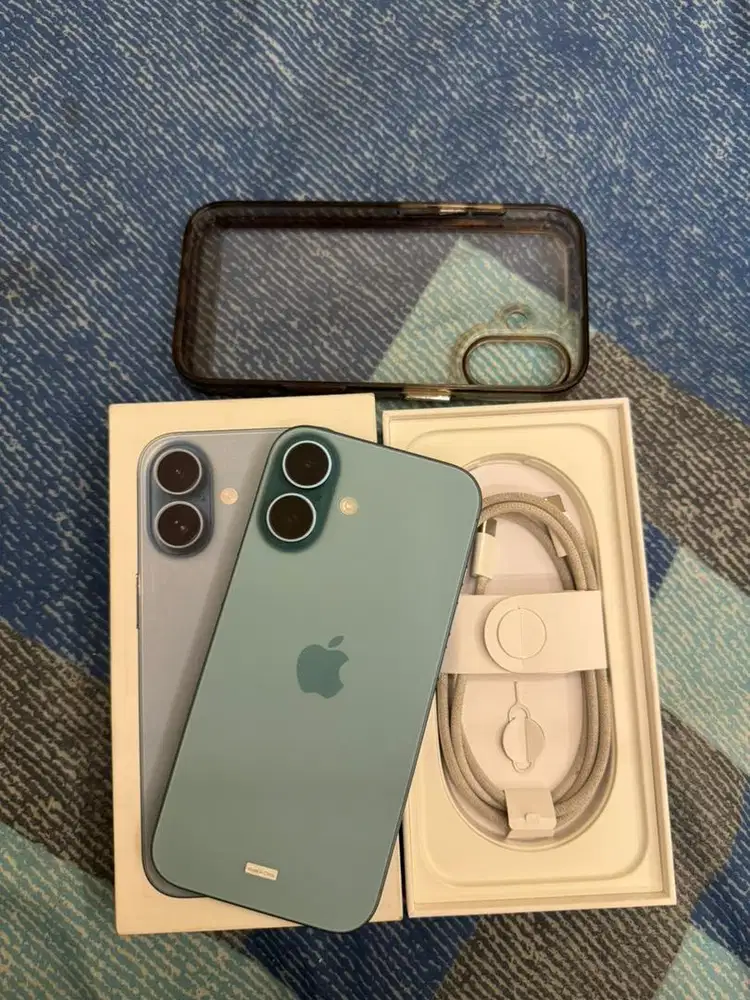 Iphone 16 Teal 256gb garansi ibox ON