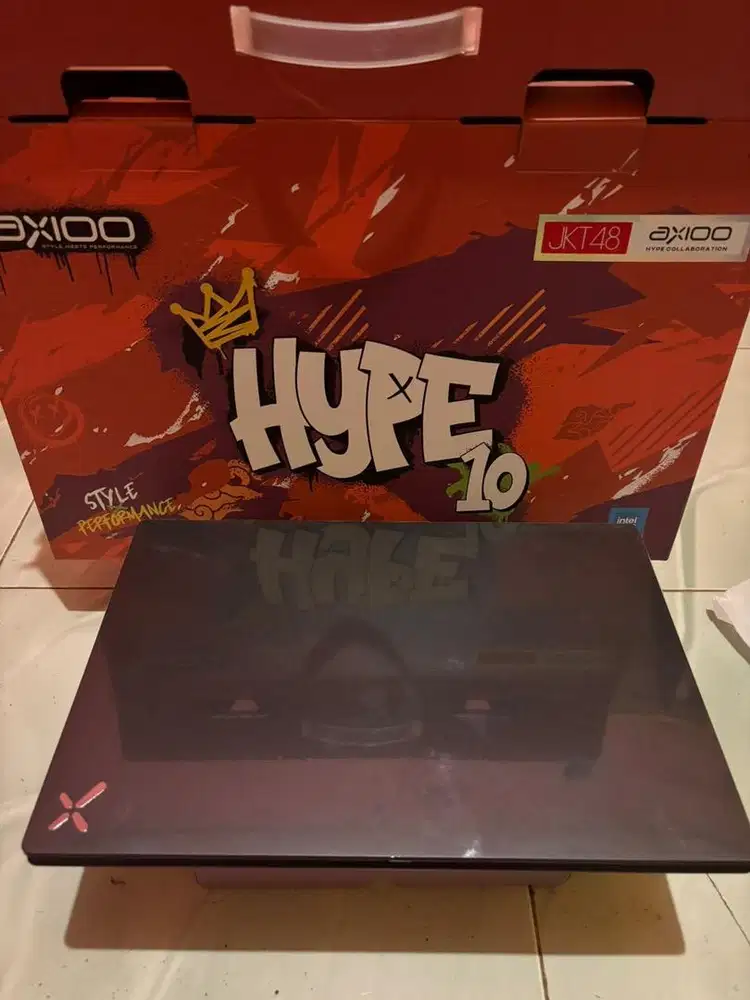 AXIOO Hype 10X 8/512GB  - LIKE NEW 97%, Fullset (Baru 1 minggu pakai)