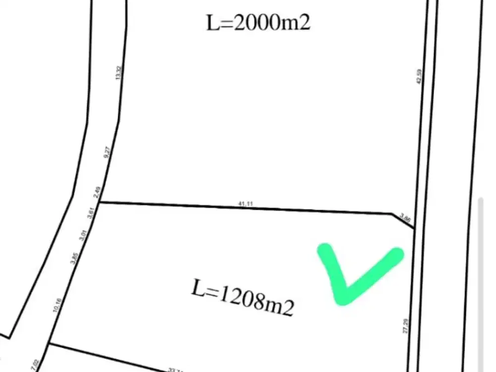 DI KONTRAKKAN TANAH LUAS 1208 m2 /12,8 are lokasi sebelah ithon ungasan