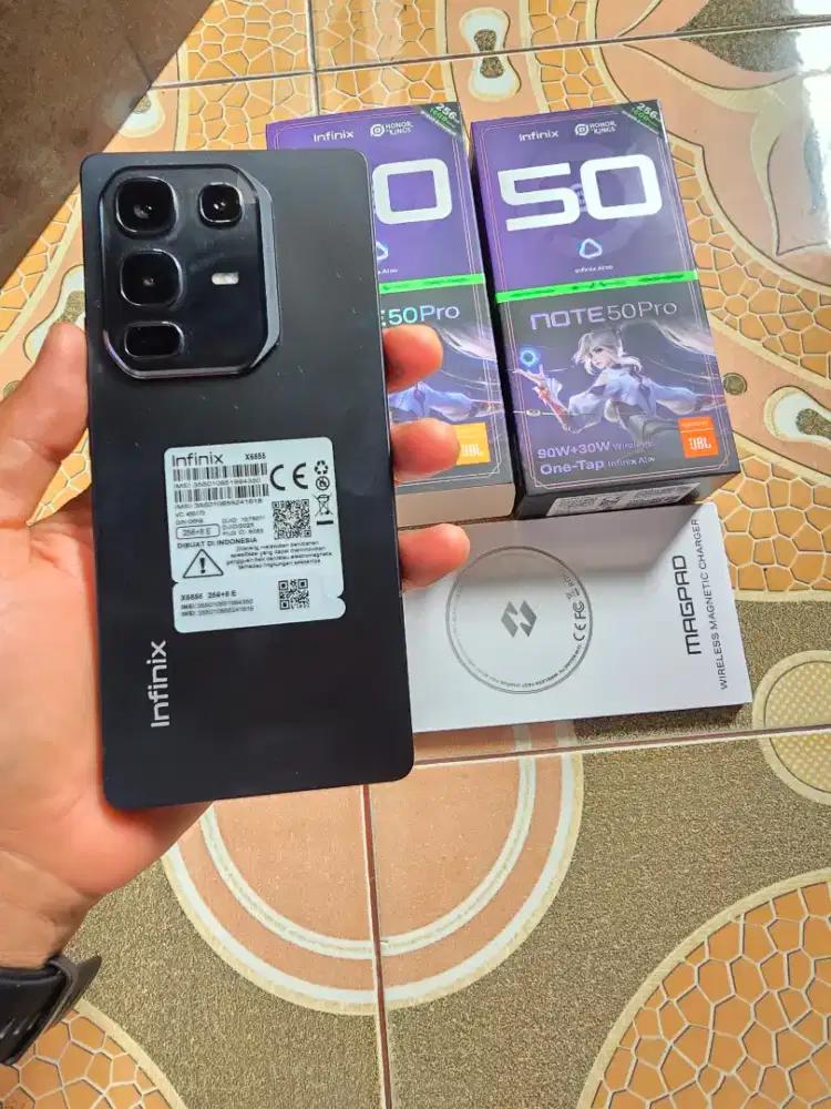 Infinix note 50 pro 8/256 mulus 1blnan pakai
