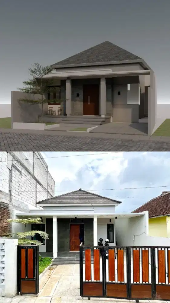 DIJUAL RUMAH SHM dekat exit tol sawojajar siap huni