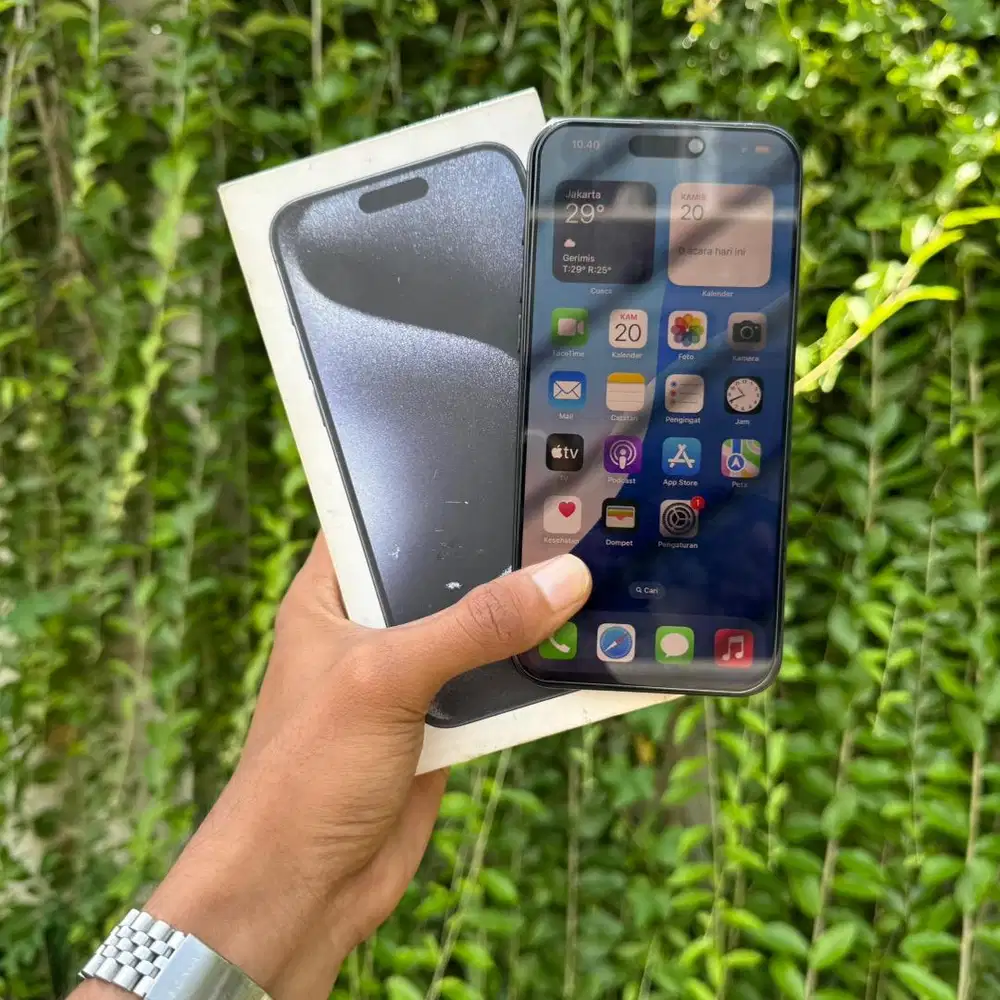 iPhone 15 Promax 256Gb iBox Lengkap Mulus