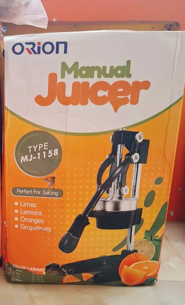 JUICER MANUAL MERK ORION