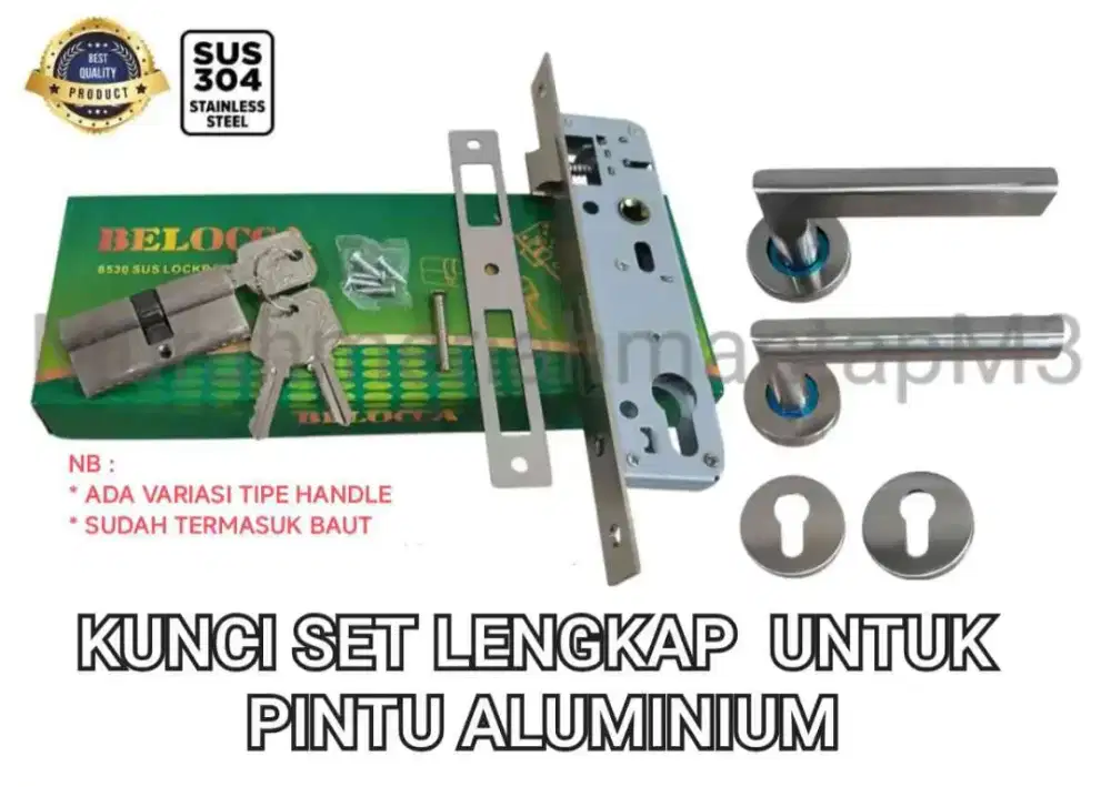 PAKET KUNCI PISAH / KUNCI SET LENGKAP ALUMINIUM / BODY KUNCI