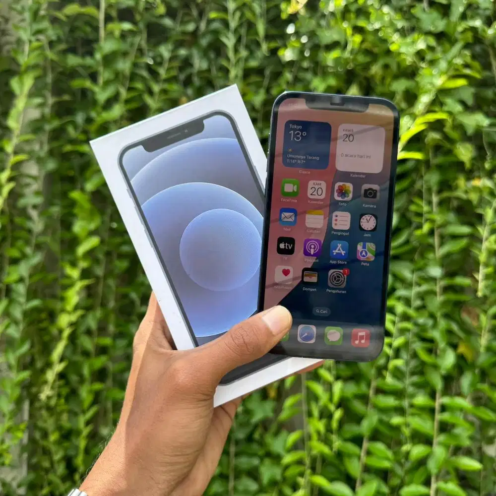 iPhone 12 64Gb Lengkap Mulus