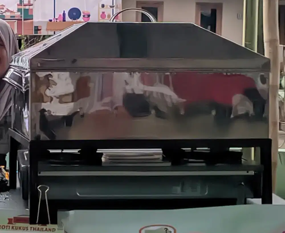 Dandang stainless kukus besar (free dudukan kompor)