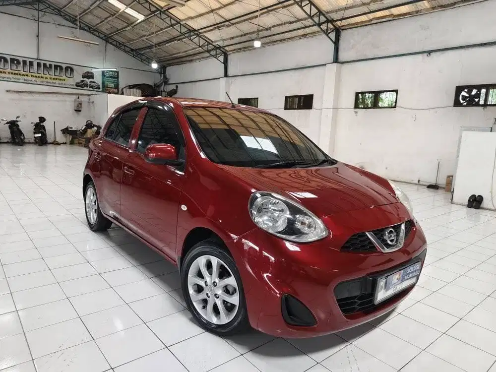 (Km 33 Rb) Nissan MARCH L 1.2 Bensin AT 2015 Ruby red