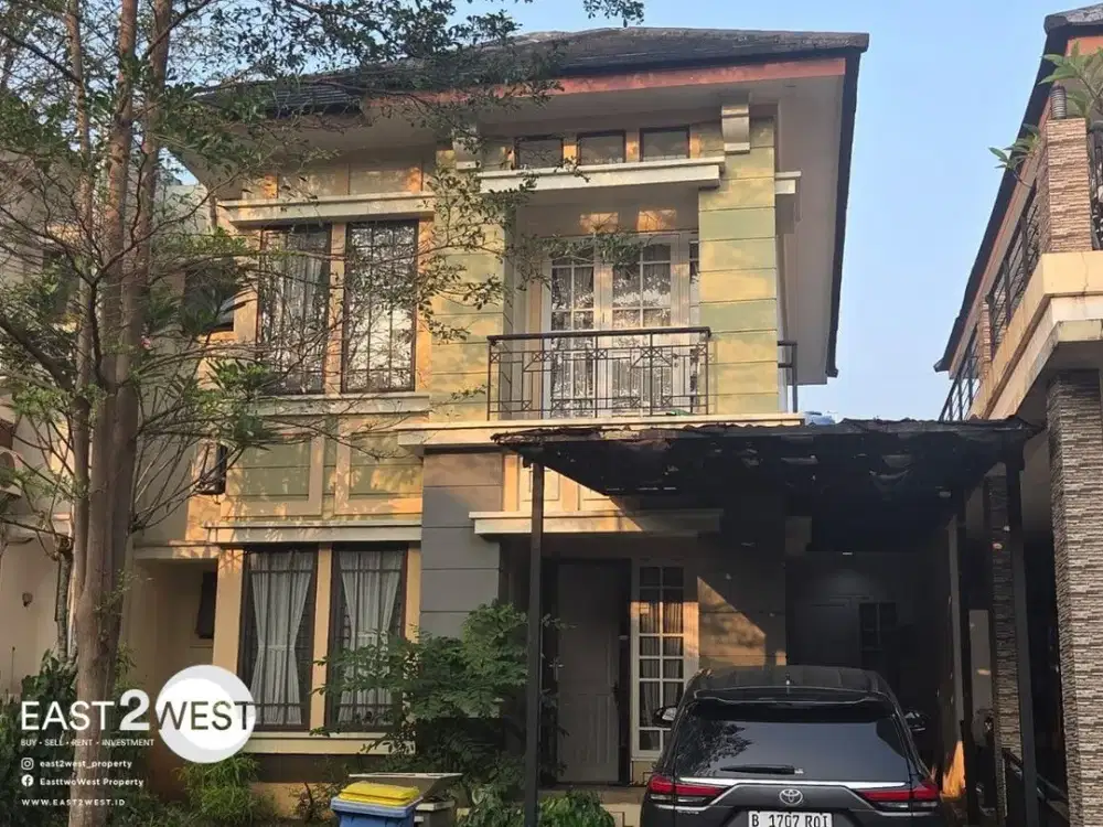 Sewa Rumah Vermont Parkland BSD City Tangerang Selatan Fully Furnished Nyaman Siap Huni