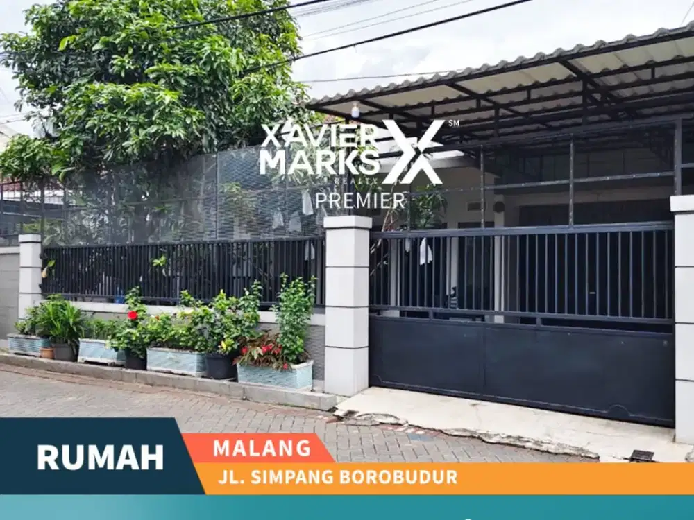Dijual Rumah Terawat Dekat Kampus di Simpang Borobudur Malang