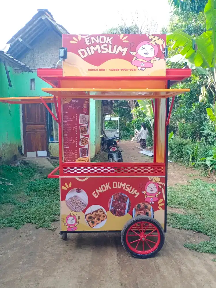 Gerobak Booth container dimsum