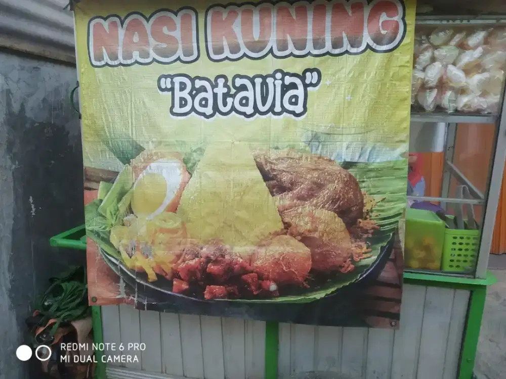 Gerobak alumunium nasi kuning