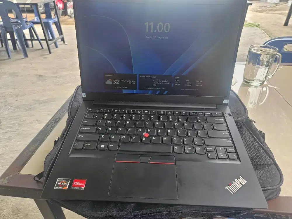 Lenovo thinkpad Rayzen 7 Gen 5 Kondisi Muluss no minuss
