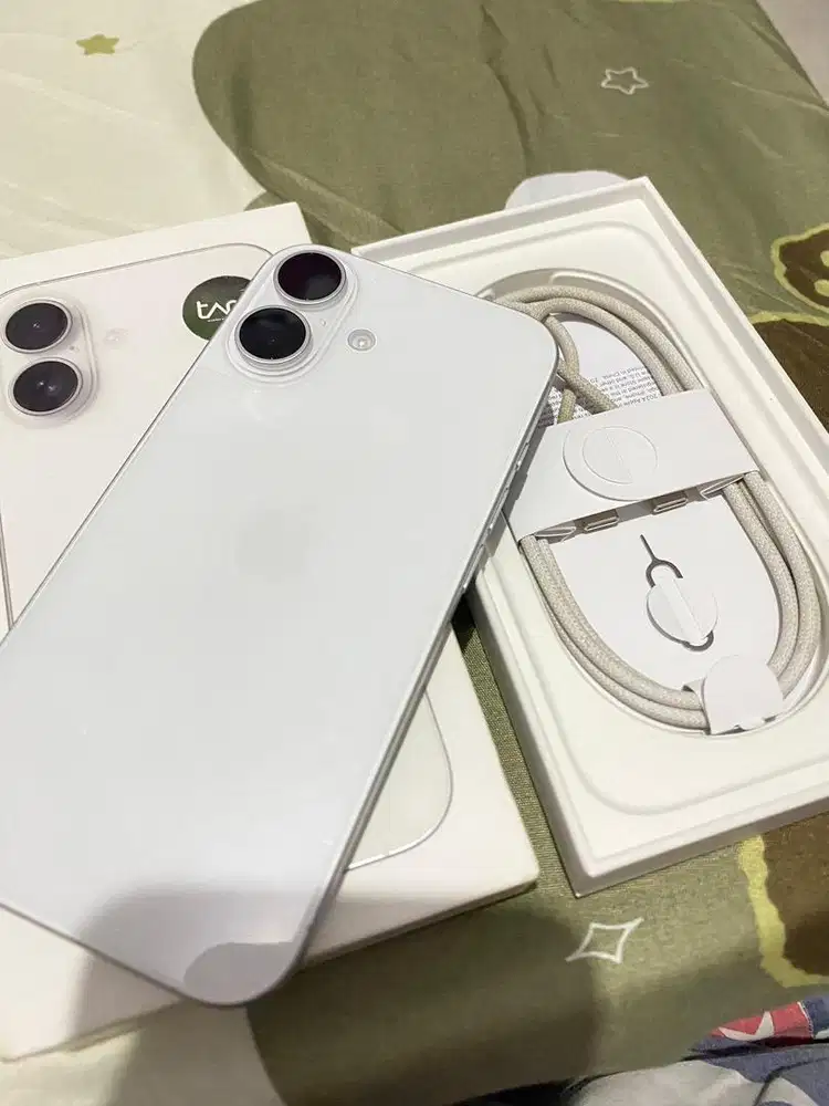 IPHONE 16 128 gb Ibox White garansi on