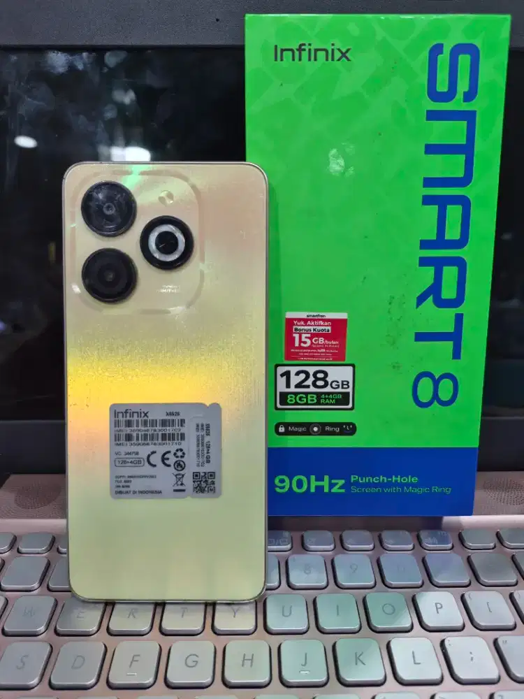 infinix smart 8 4+4/128 bisa tukar tambah