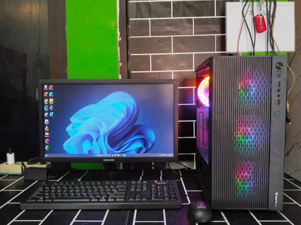 Fullset PC Gaming I5 Gen 8 VGA RX5600XT 6GB DDR6