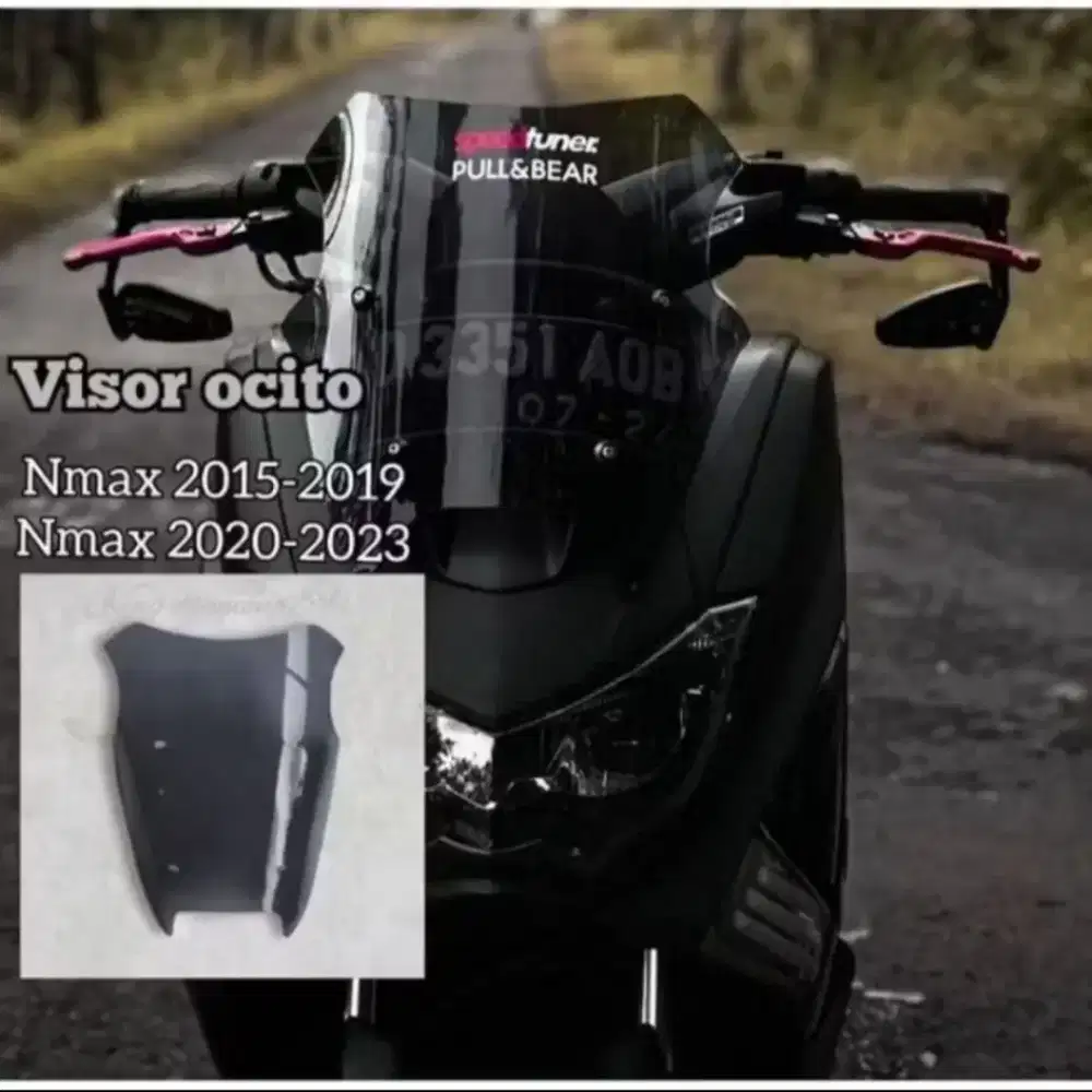 VisorNMAXWindshieldModelTDRSirip/OcitoUntukNMAXNew 2020–2023