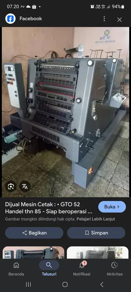 Mesin cetak heidelberg gto z