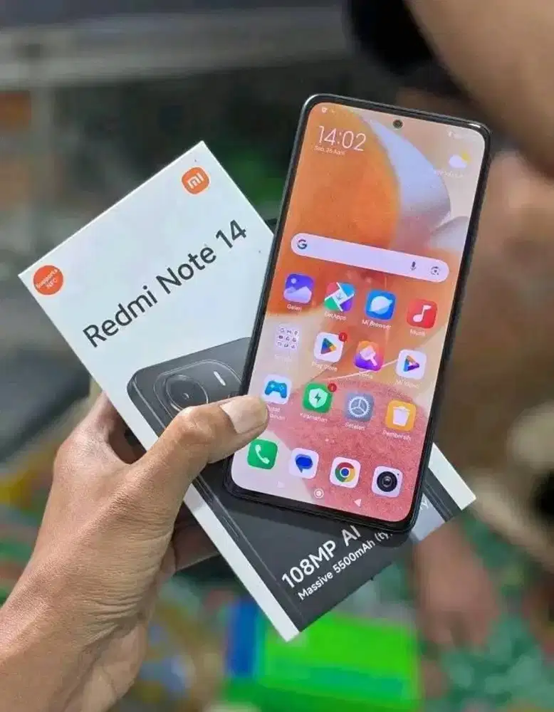 XIAOMI REDMI NOTE 14 4G RAM 8/128 FULLSET ORI