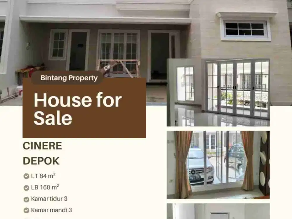 Rumah baru di Cinere, Strategis