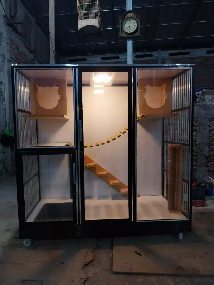 Kandang Kucing lampu