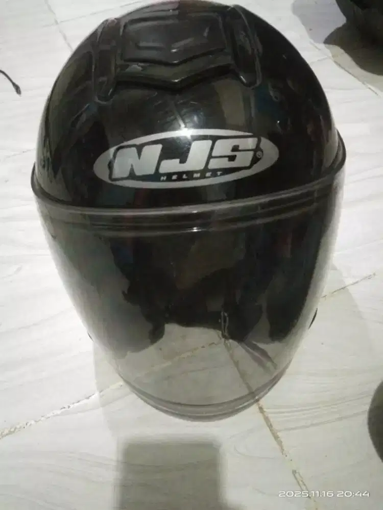 Helm NJS kairoz hitam glossy