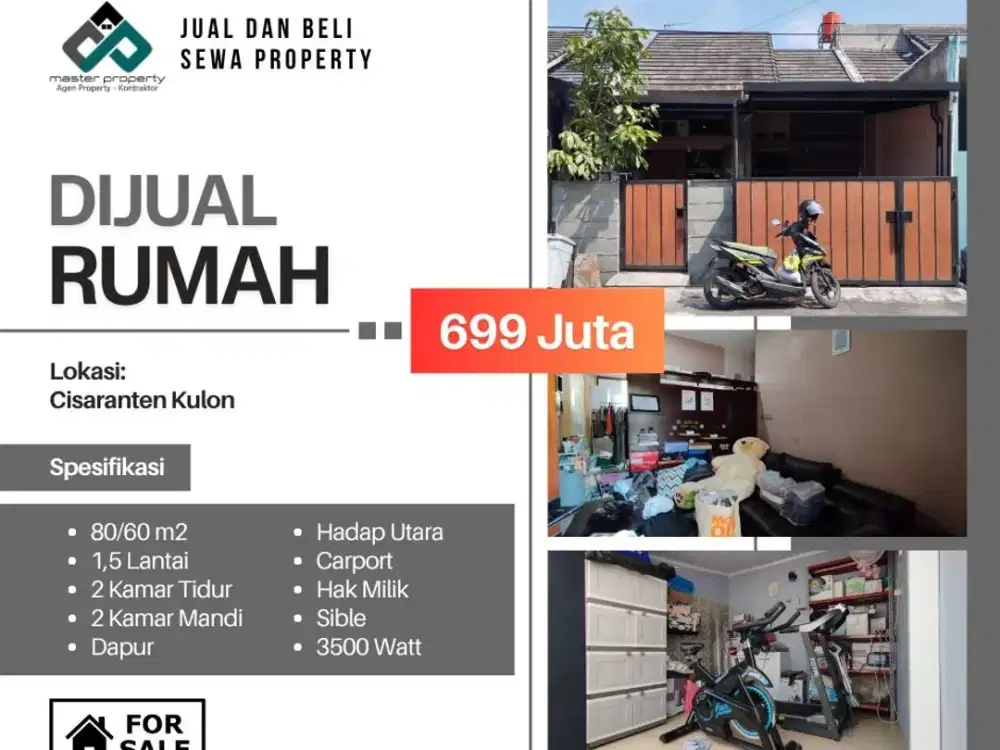 Rumah minimalis 600 jutaan di Cisaranten Kulon Arcamanik Kota Bandung