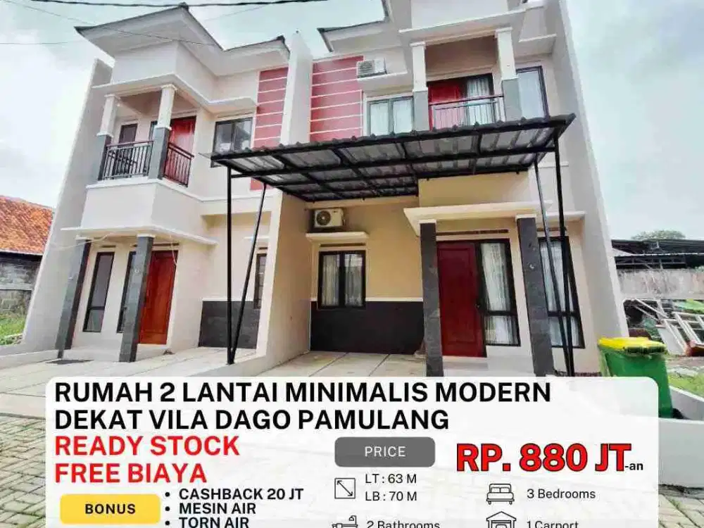 Rumah Dijual Cluster ⁠KPR Nego Strategis