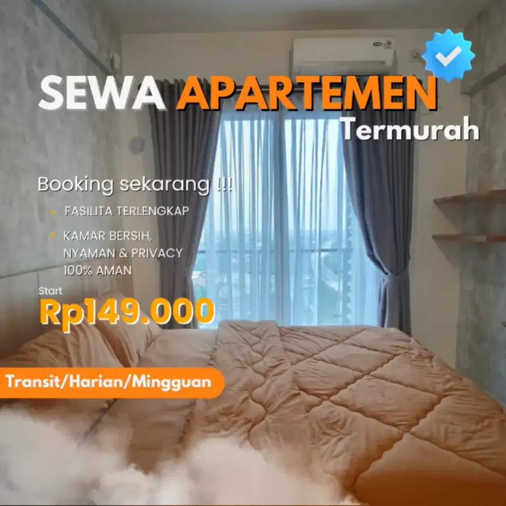 Sewa apartemen Kalibata City Jakarta Selatan Harian/Transit Termurah
